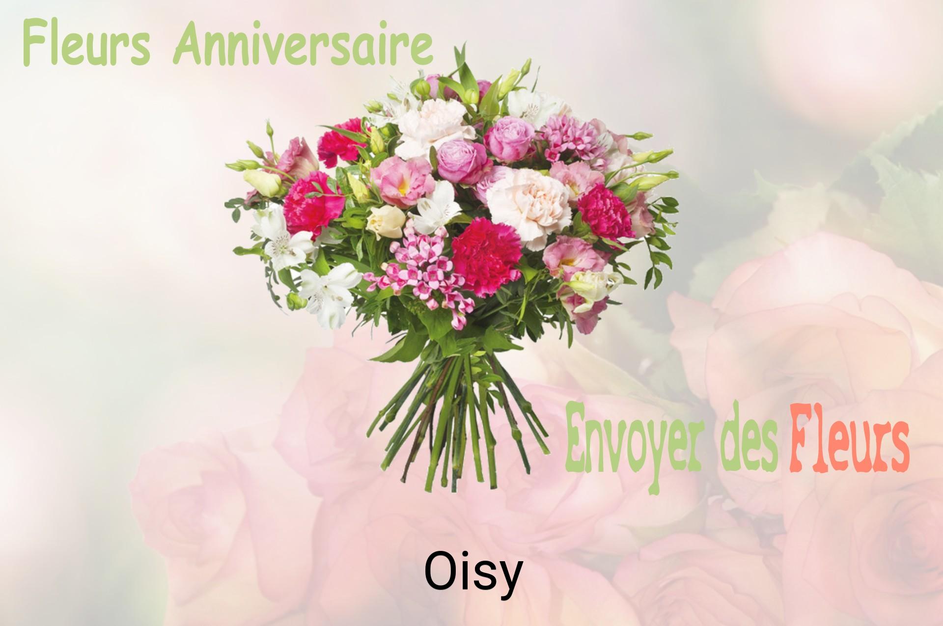 Bouquet de fleurs d’anniversaire livré à Oisy