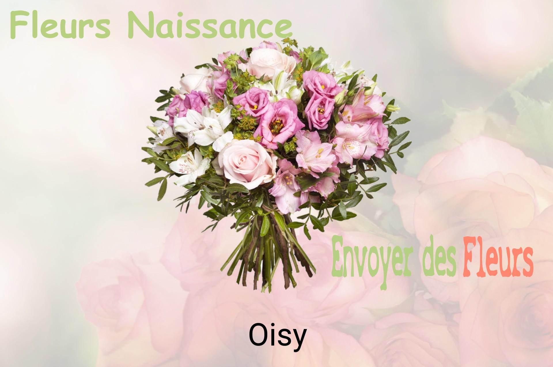 Bouquet de fleurs de naissance livré à Oisy